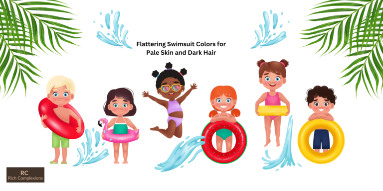 Flattering Swimsuit Colors for Pale Skin and Dark Hair Flattering Swimsuit Colors for Pale Skin and Dark Hair